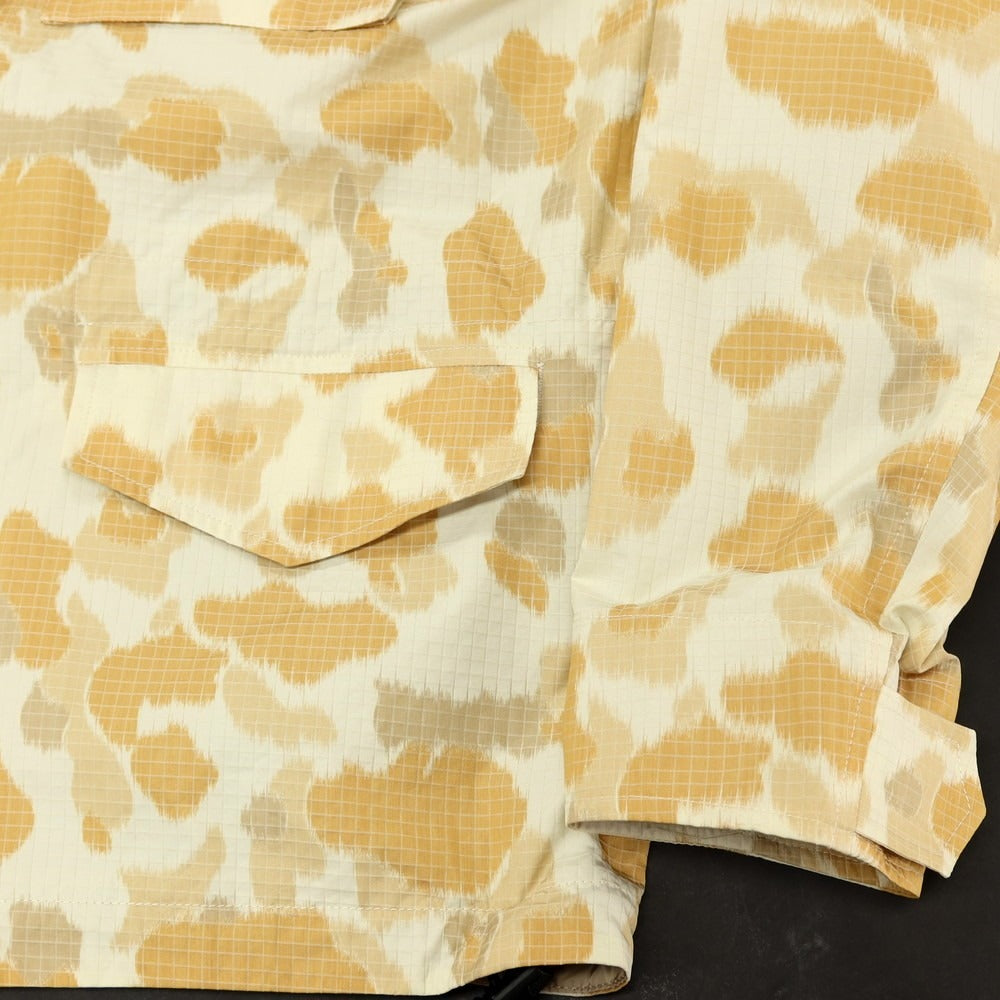 【新品】アスペジ ASPESI ポリエステル スタンドカラー ミリタリージャケット ベージュ【 L 】【 状態ランクN 】【 メンズ 】