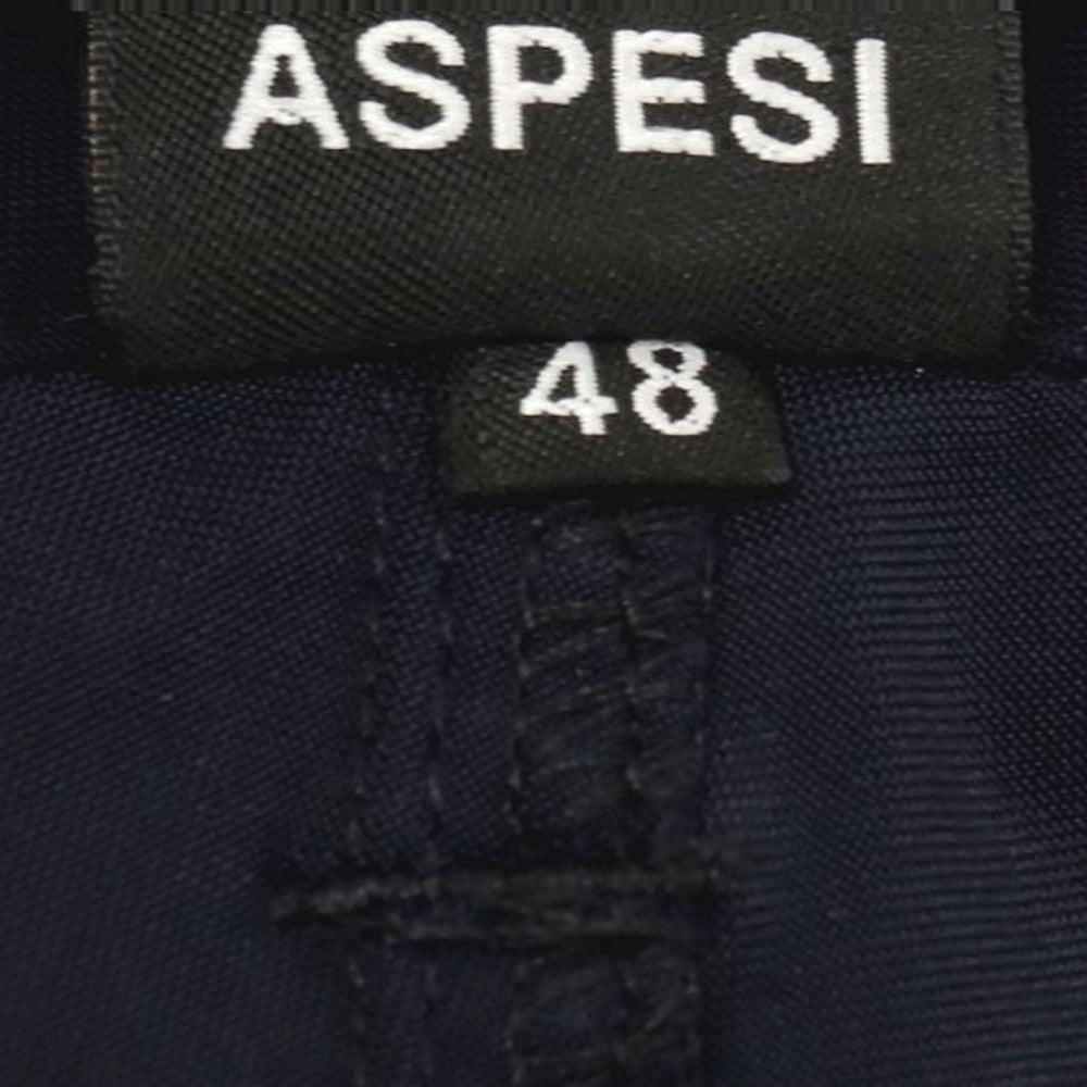 【新品】アスペジ ASPESI ナイロン ジャージー イージスラックスパンツ ネイビー【サイズ48】【 状態ランクN 】【 メンズ 】[CPD]