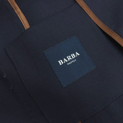 【新品】バルバ BARBA ウール 2B テーラードジャケット ネイビー【 52 】【 状態ランクN 】【 メンズ 】