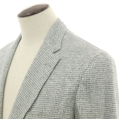 【新品アウトレット】バルバ BARBA DYNAMIC コットンリネン ジャージー 2B カジュアルジャケット グレー系【 52 】【 状態ランクN- 】【 メンズ 】