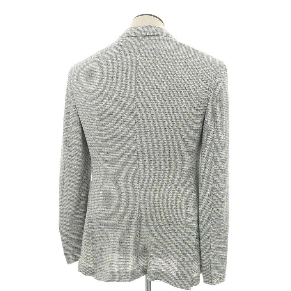 【新品アウトレット】バルバ BARBA DYNAMIC コットンリネン ジャージー 2B カジュアルジャケット グレー系【 52 】【 状態ランクN- 】【 メンズ 】