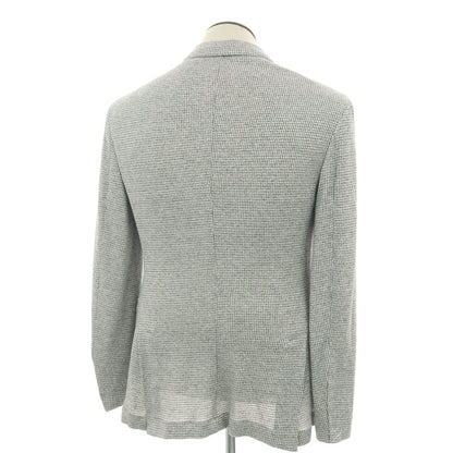 【新品アウトレット】バルバ BARBA DYNAMIC コットンリネン ジャージー 2B カジュアルジャケット グレー系【 52 】【 状態ランクN- 】【 メンズ 】