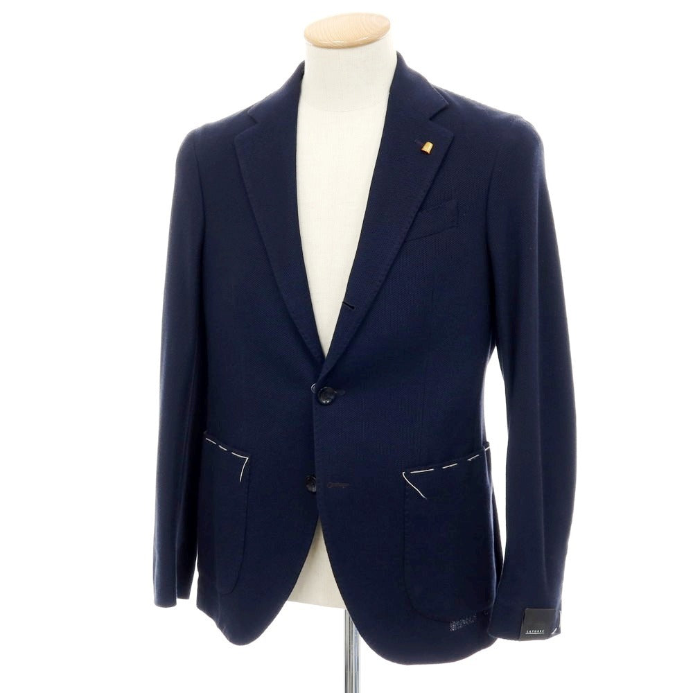 【新品】サルトリア ラトーレ SARTORIA LATORRE コットンジャージー カジュアルジャケット ネイビー【 44 】【 状態ランクN 】【 メンズ 】