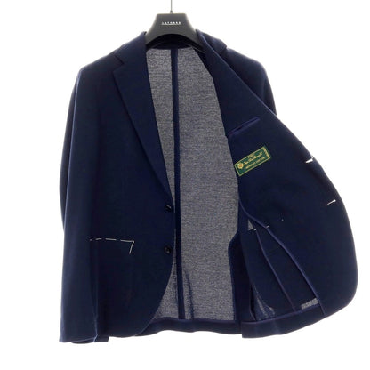 【新品】サルトリア ラトーレ SARTORIA LATORRE コットンジャージー カジュアルジャケット ネイビー【 44 】【 状態ランクN 】【 メンズ 】