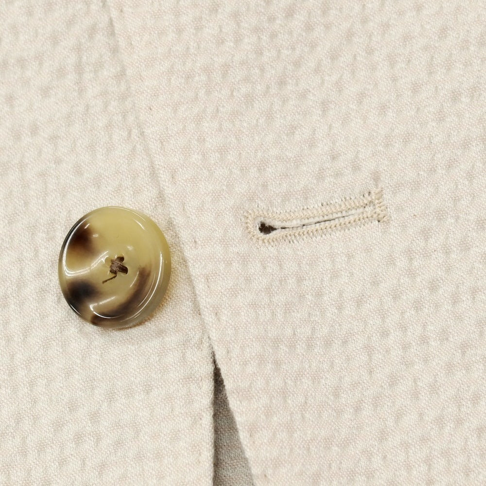 【新品】サルトリア ラトーレ SARTORIA LATORRE シアサッカーコットン カジュアルジャケット ライトグレージュ【 48 】【 状態ランクN 】【 メンズ 】