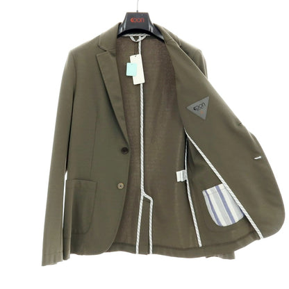 【新品アウトレット】クーン KOON コットンナイロンジャージー カジュアルジャケット グレイッシュグリーン【 46 】【 状態ランクN- 】【 メンズ 】