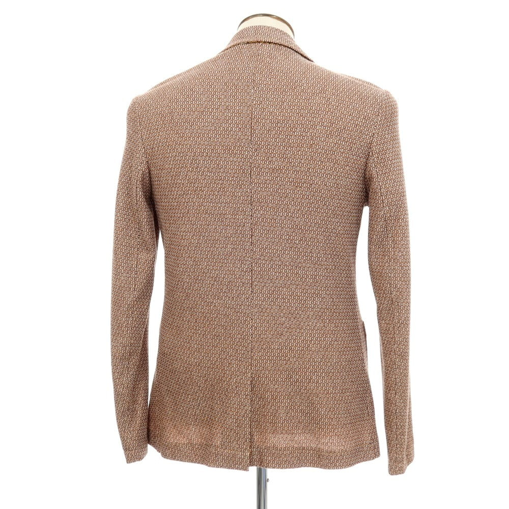 【新品】クーン KOON コットンリネン カジュアルジャケット ブラウン系【 50 】【 状態ランクN 】【 メンズ 】