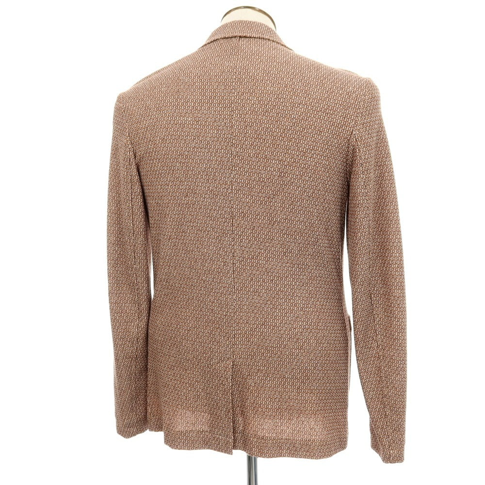 【新品】クーン KOON コットンリネン カジュアルジャケット ブラウン系【 50 】【 状態ランクN 】【 メンズ 】