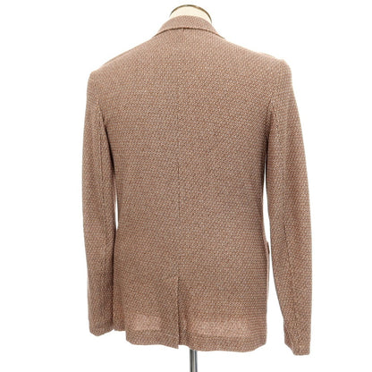 【新品】クーン KOON コットンリネン カジュアルジャケット ブラウン系【 50 】【 状態ランクN 】【 メンズ 】