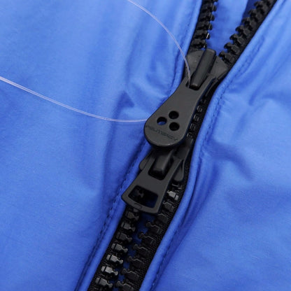 【新品アウトレット】ピューテリー PEUTEREY コットンナイロン スタンドカラー ダブルジップ ブルゾン ブルーxブラック【 M 】【 状態ランクN- 】【 メンズ 】