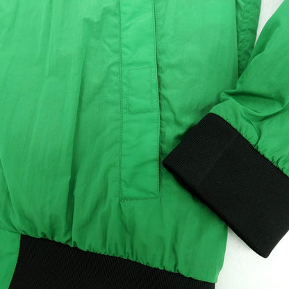【新品】ピューテリー PEUTEREY ナイロン スタンドカラー ダブルジップ ブルゾン グリーンxブラック【 M 】【 状態ランクN 】【 メンズ 】