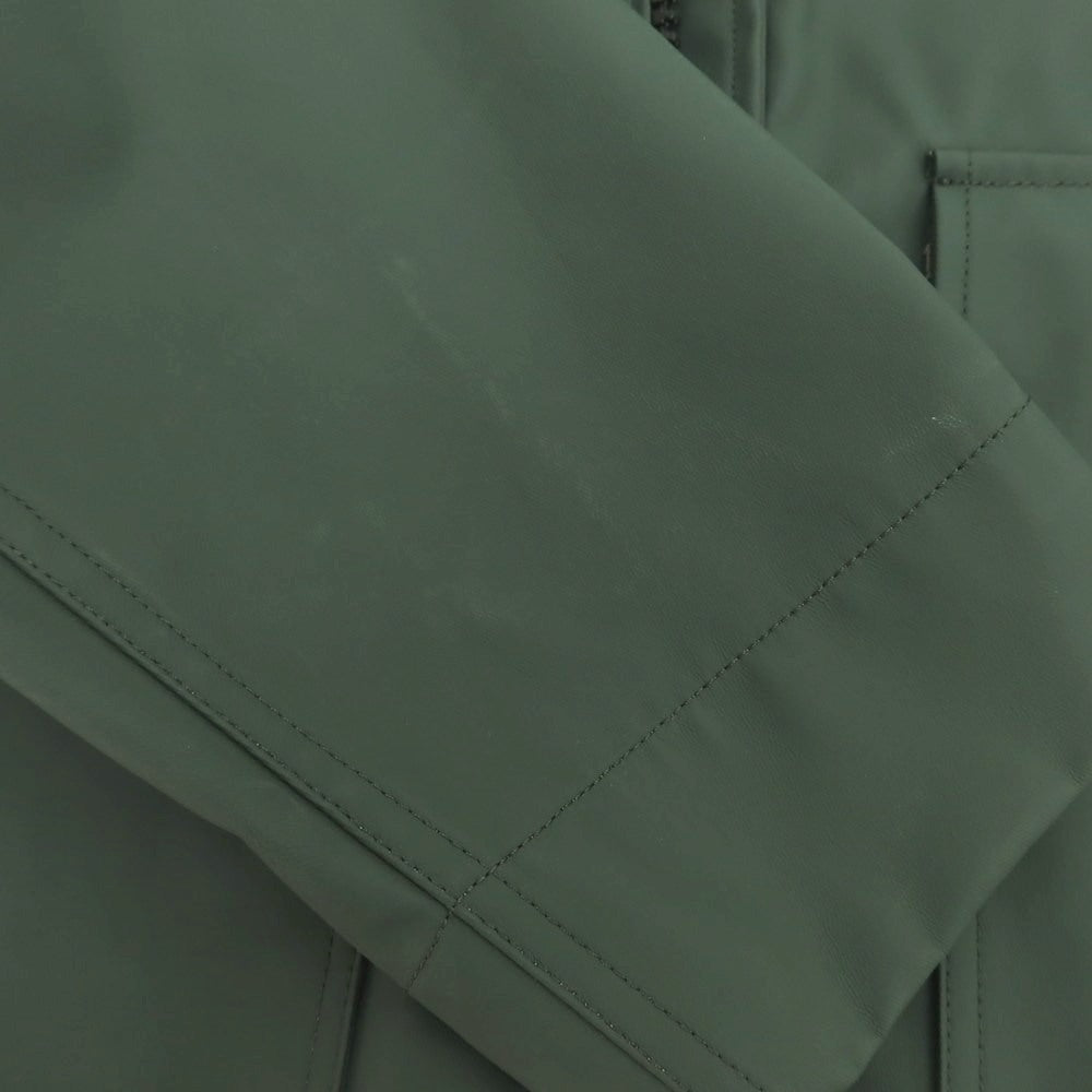 【新品アウトレット】スローウェア SLOWEAR ポリエステルコットン ブルゾン ダークグリーン【サイズ50（紙タグ参照）】【 状態ランクN- 】【 メンズ 】[CPD]