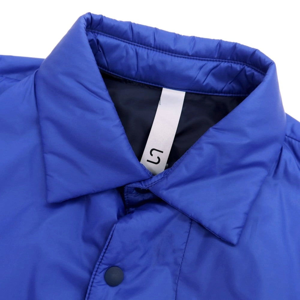 【新品】スローウェア SLOWEAR ナイロン 中綿ブルゾン ブルー【サイズ48】【 状態ランクN 】【 メンズ 】[BPD]