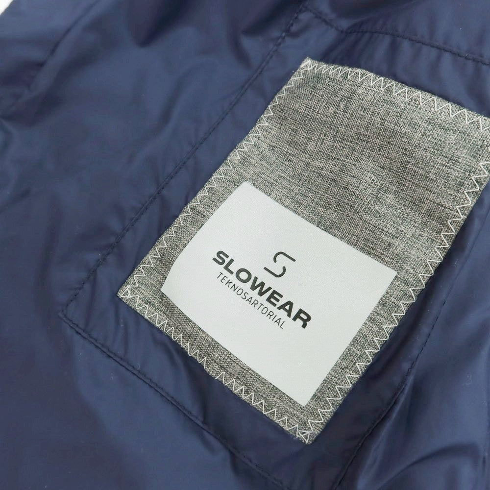 【新品】スローウェア SLOWEAR ナイロン 中綿ブルゾン ブルー【サイズ48】【 状態ランクN 】【 メンズ 】[BPD]
