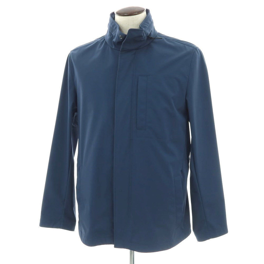 【新品】スローウェア SLOWEAR ナイロンポリエステルポリウレタン スタンドカラー シェルジャケット ダークブルー【 50 】【 状態ランクN 】【 メンズ 】