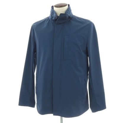 【新品】スローウェア SLOWEAR ナイロンポリエステルポリウレタン スタンドカラー シェルジャケット ダークブルー【 50 】【 状態ランクN 】【 メンズ 】