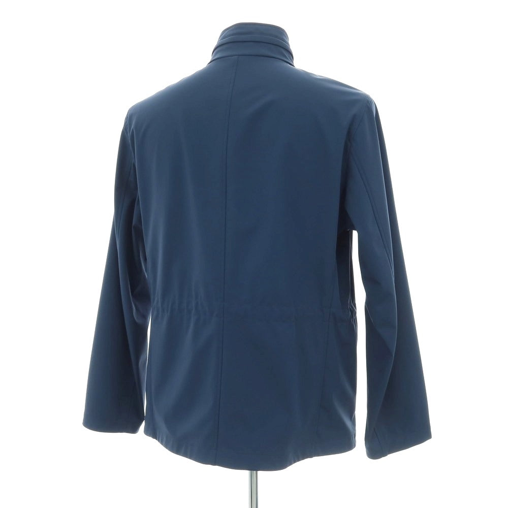 【新品】スローウェア SLOWEAR ナイロンポリエステルポリウレタン スタンドカラー シェルジャケット ダークブルー【サイズ50】【 状態ランクN 】【 メンズ 】[CPD]