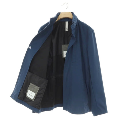 【新品】スローウェア SLOWEAR ナイロンポリエステルポリウレタン スタンドカラー シェルジャケット ダークブルー【 50 】【 状態ランクN 】【 メンズ 】