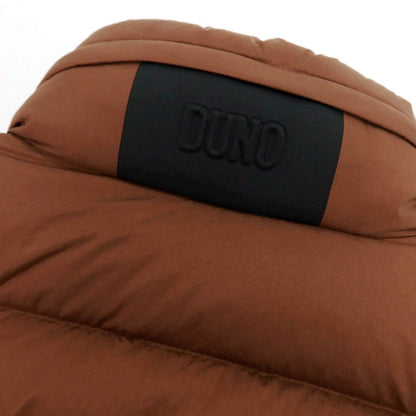 【新品】デュノ DUNO ナイロン スタンドカラー ダウンベスト ブルゾン ブラウン【 44 】【 状態ランクN 】【 メンズ 】