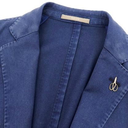 【新品】パオローニ PAOLONI 製品染め ウール 2B カジュアルジャケット ライトネイビー【サイズ50】【 状態ランクN 】【 メンズ 】