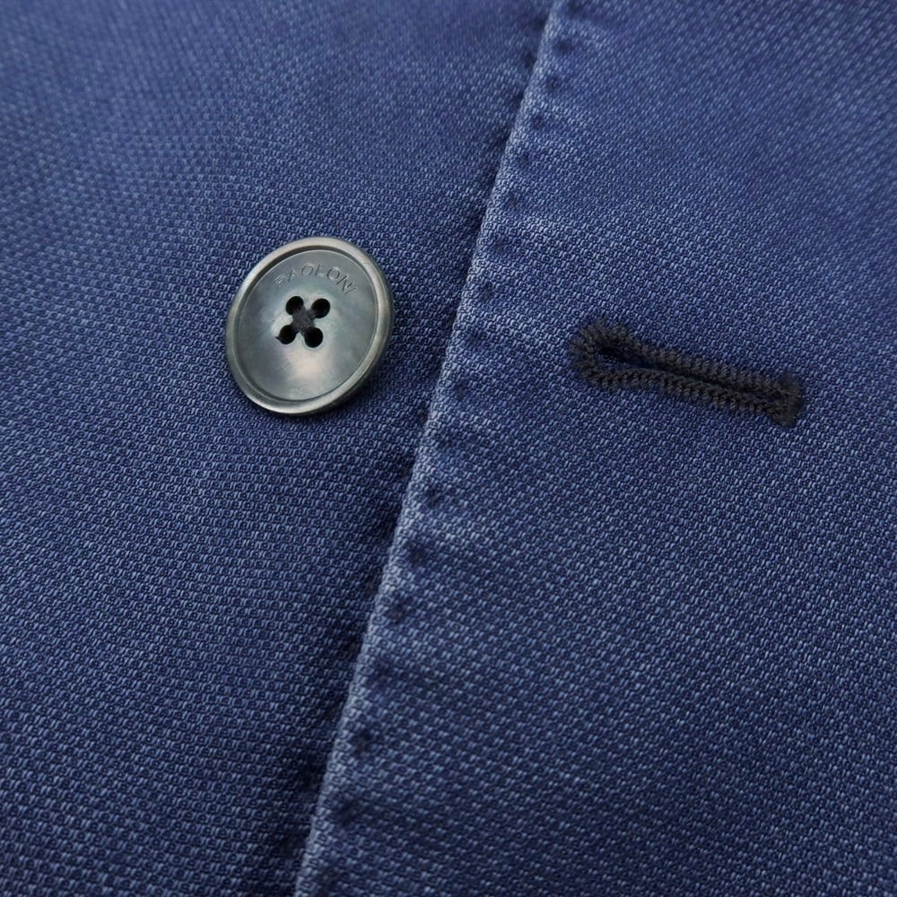 【新品】パオローニ PAOLONI 製品染め ウール 2B カジュアルジャケット ライトネイビー【サイズ50】【 状態ランクN 】【 メンズ 】