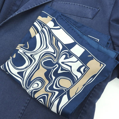 【新品】パオローニ PAOLONI 製品染め ウール 2B カジュアルジャケット ライトネイビー【サイズ50】【 状態ランクN 】【 メンズ 】