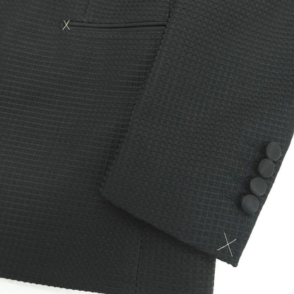 【新品】パオローニ PAOLONI Black Label ポリエステル 1B タキシードジャケット ブラック【サイズ48】【 状態ランクN 】【 メンズ 】