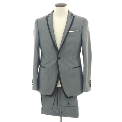 【新品】パオローニ PAOLONI Black Label ウールポリエステル 1B フォーマルスーツ グレー【サイズ50】【 状態ランクN 】【 メンズ 】