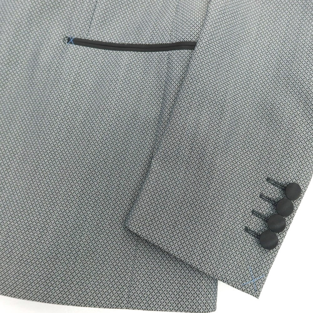 【新品】パオローニ PAOLONI Black Label ウールポリエステル 1B フォーマルスーツ グレー【サイズ50】【 状態ランクN 】【 メンズ 】[EPD]