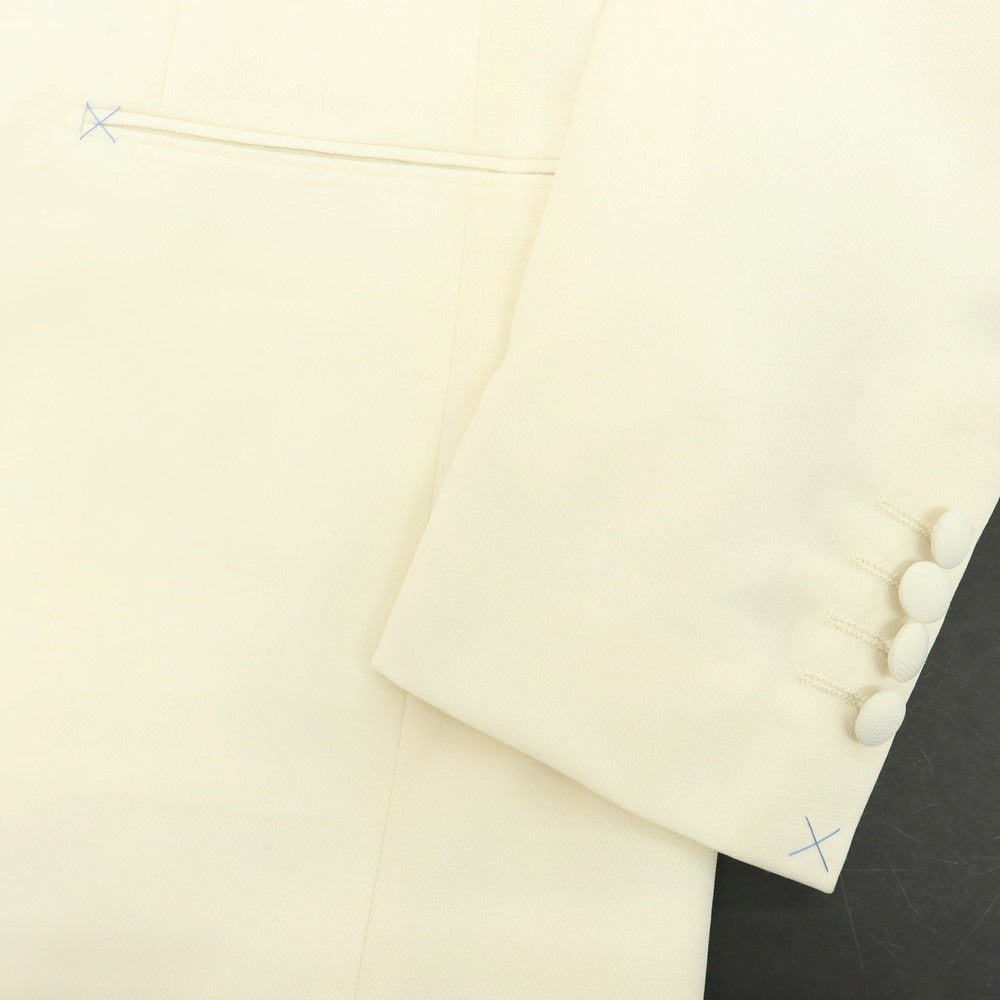 【新品アウトレット】パオローニ PAOLONI Black Label ポリエステルウール 1B フォーマルスーツ アイボリー【サイズ50】【 状態ランクN- 】【 メンズ 】