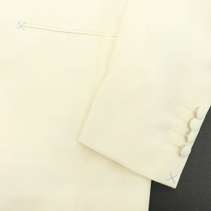 【新品アウトレット】パオローニ PAOLONI Black Label ポリエステルウール 1B フォーマルスーツ アイボリー【サイズ50】【 状態ランクN- 】【 メンズ 】