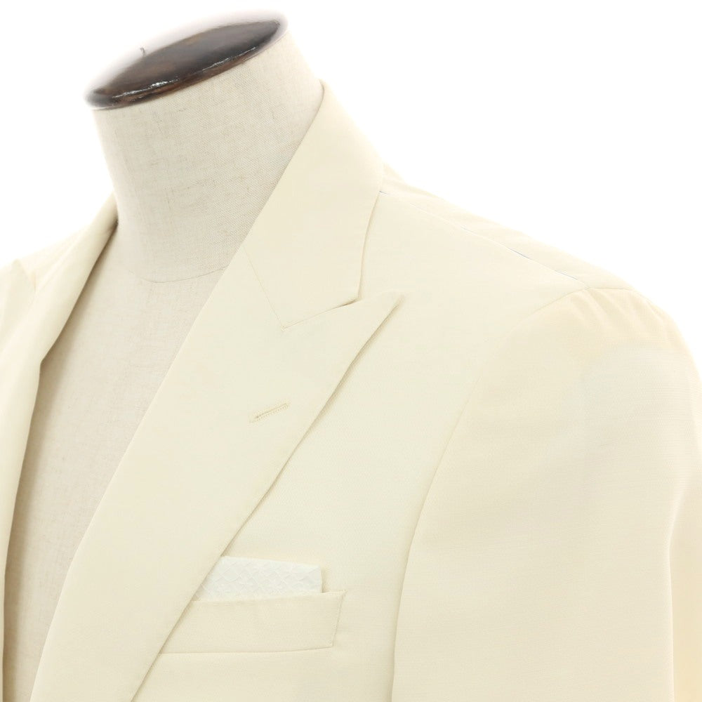 【新品アウトレット】パオローニ PAOLONI Black Label ポリエステルウール 1B フォーマルスーツ アイボリー【サイズ50】【 状態ランクN- 】【 メンズ 】