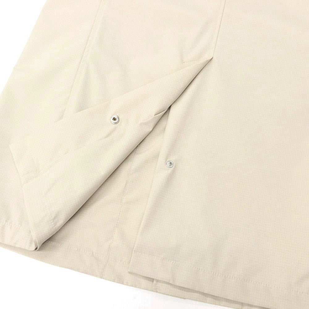 【新品アウトレット】パオローニ PAOLONI ポリエステル グラフチェック ステンカラーコート ライトベージュ【 サイズ48 】【 状態ランクN- 】【 メンズ 】 [DPD]