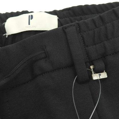 【新品アウトレット】パオローニ PAOLONI コットンナイロン ジャージー イージースラックスパンツ ブラック【サイズ56】【 状態ランクN- 】【 メンズ 】
