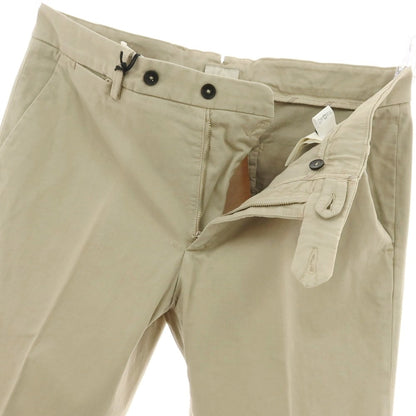 【新品アウトレット】パオローニ PAOLONI ストレッチ コットン カジュアルスラックスパンツ ベージュ【サイズ50】【 状態ランクN- 】【 メンズ 】