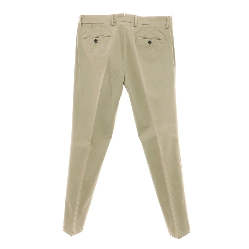 【新品アウトレット】パオローニ PAOLONI ストレッチ コットン カジュアルスラックスパンツ ベージュ【サイズ50】【 状態ランクN- 】【 メンズ 】