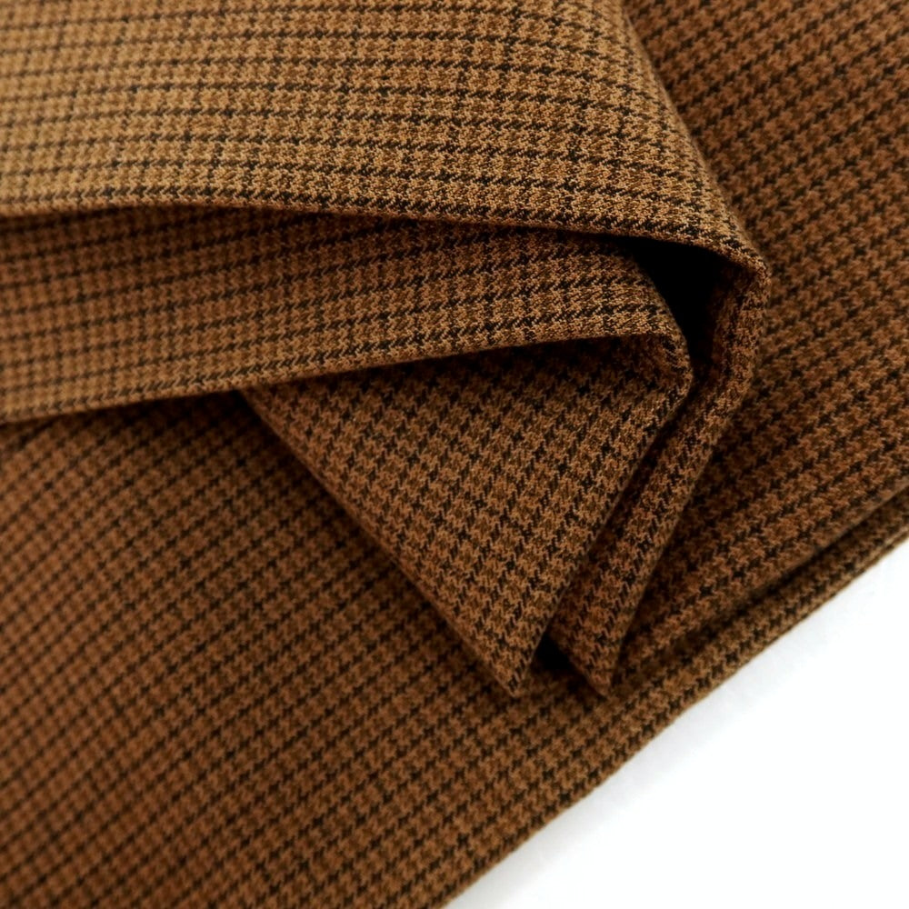 【新品アウトレット】パオローニ PAOLONI ストレッチ コットンポリエステル チェック カジュアルスラックスパンツ ブラウン【サイズ50】【 状態ランクN- 】【 メンズ 】