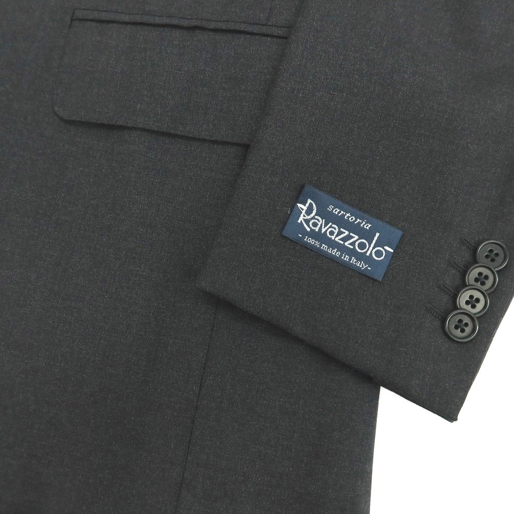 【新品】ラバッツォーロ RAVAZZOLO ウール 2つボタンスーツ チャコールグレー【サイズ44】【 状態ランクN 】【 メンズ 】