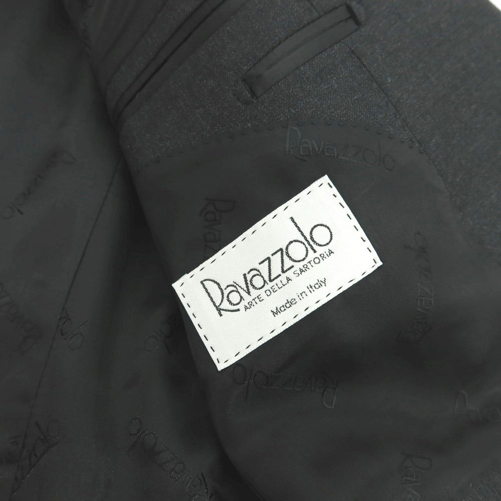 【新品】ラバッツォーロ RAVAZZOLO ウール 2つボタンスーツ チャコールグレー【サイズ44】【 状態ランクN 】【 メンズ 】