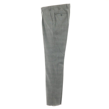 【新品】ラバッツォーロ RAVAZZOLO Super130’S ウール グレンチェック 2つボタンスーツ グレー【サイズ48】【 状態ランクN 】【 メンズ 】