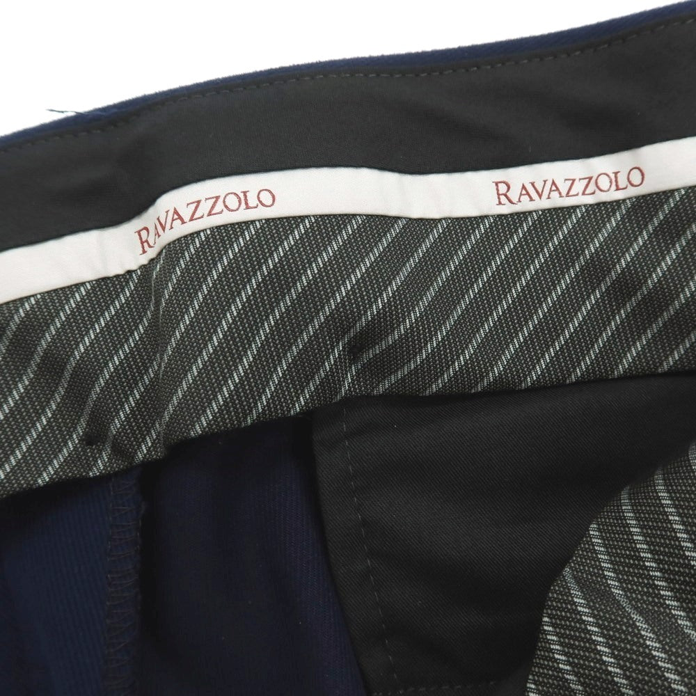 【新品】ラバッツォーロ RAVAZZOLO ストレッチ コットン カジュアルスラックスパンツ ネイビー【サイズ50】【 状態ランクN 】【 メンズ 】