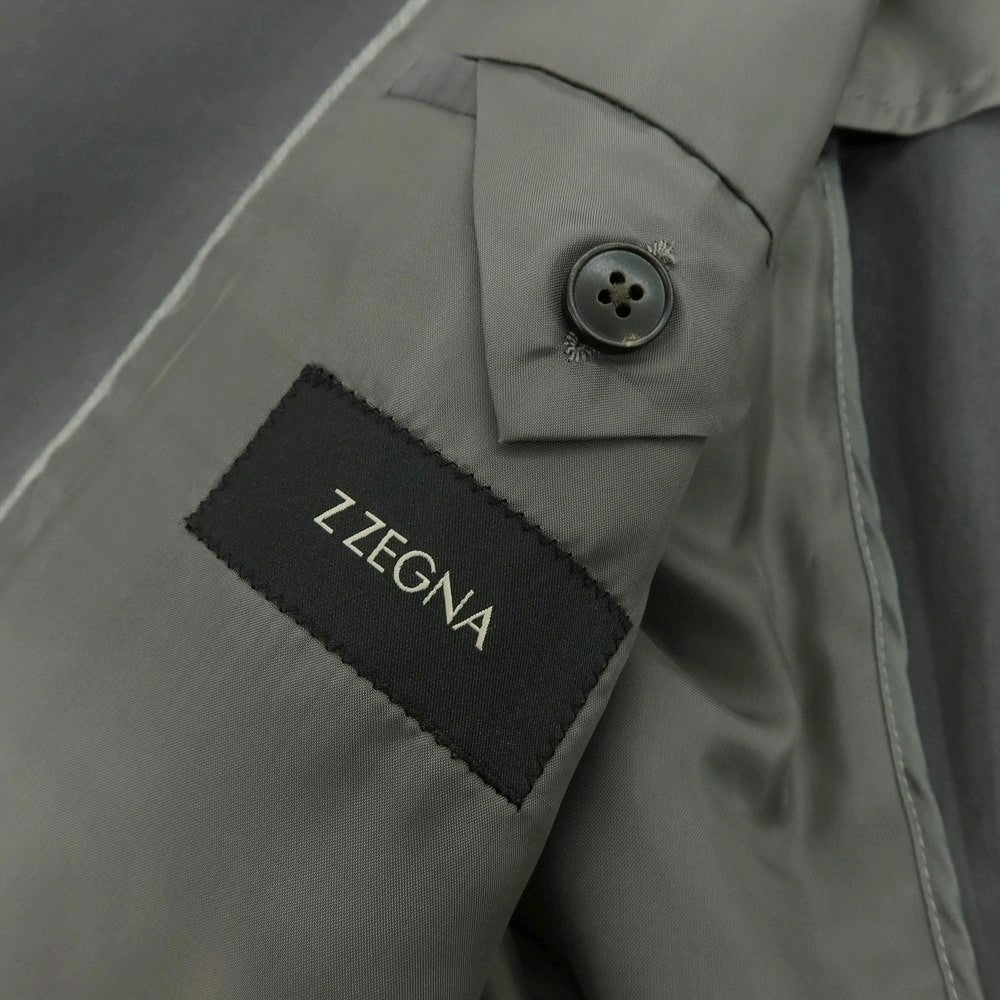 【新品】ジーゼニア Z Zegna SOLFERINO コットン 2B カジュアルジャケット グレー【サイズ50】【 状態ランクN 】【 メンズ 】[DPD]