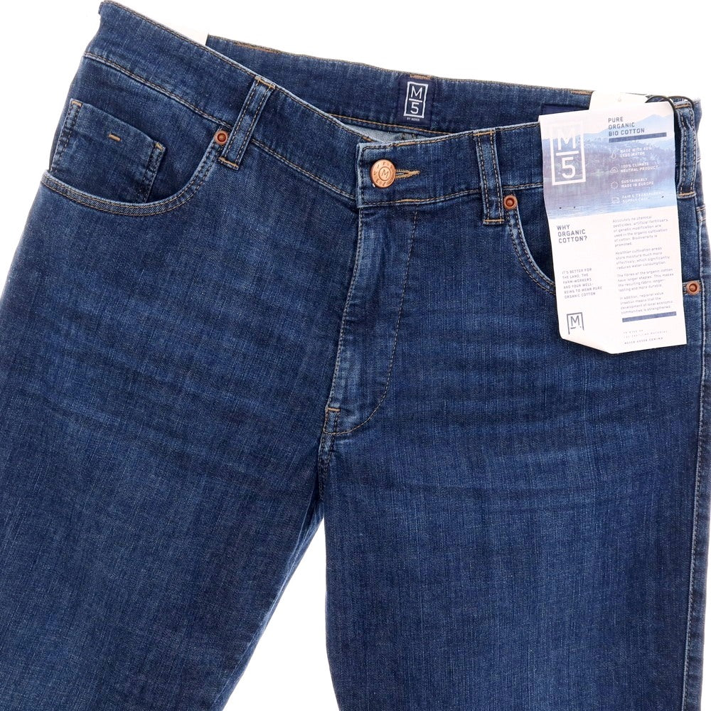 【新品アウトレット】メイヤー MAYER ストレッチ コットン デニムパンツ ジーンズ ネイビー【 33/32 】【 状態ランクN- 】【 メンズ 】