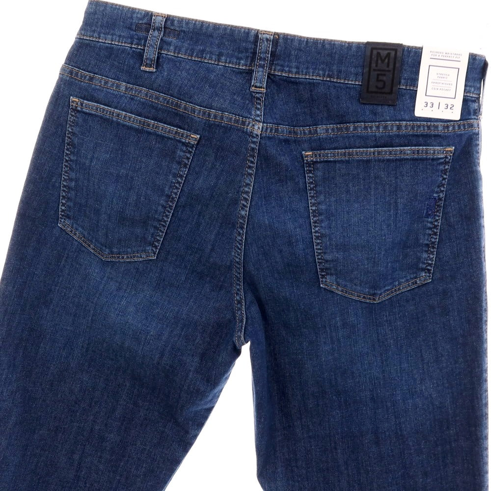 【新品アウトレット】メイヤー MAYER ストレッチ コットン デニムパンツ ジーンズ ネイビー【 33/32 】【 状態ランクN- 】【 メンズ 】