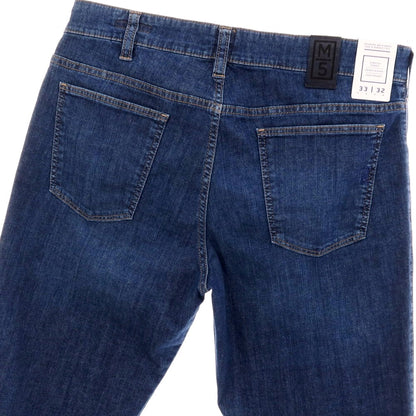 【新品アウトレット】メイヤー MAYER ストレッチ コットン デニムパンツ ジーンズ ネイビー【 33/32 】【 状態ランクN- 】【 メンズ 】