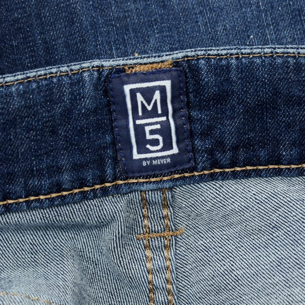 【新品アウトレット】メイヤー MAYER ストレッチ コットン デニムパンツ ジーンズ ネイビー【 33/32 】【 状態ランクN- 】【 メンズ 】
