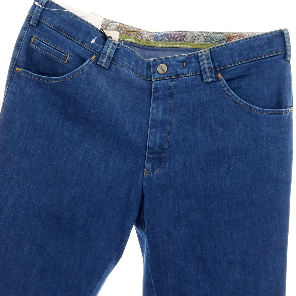 【新品】メイヤー MAYER DUBLIN COOL MAX ストレッチ コットンポリエステル デニムパンツ ジーンズ ブルー【 50 】【 状態ランクN 】【 メンズ 】