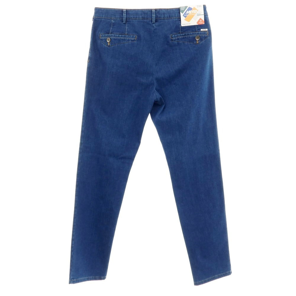 【新品】メイヤー MAYER DUBLIN COOL MAX ストレッチ コットンポリエステル デニムパンツ ジーンズ ブルー【 50 】【 状態ランクN 】【 メンズ 】