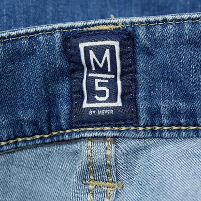 【新品】メイヤー MAYER COOL MAX ストレッチ コットンポリエステル デニムパンツ ジーンズ ブルー【 33/32 】【 状態ランクN 】【 メンズ 】