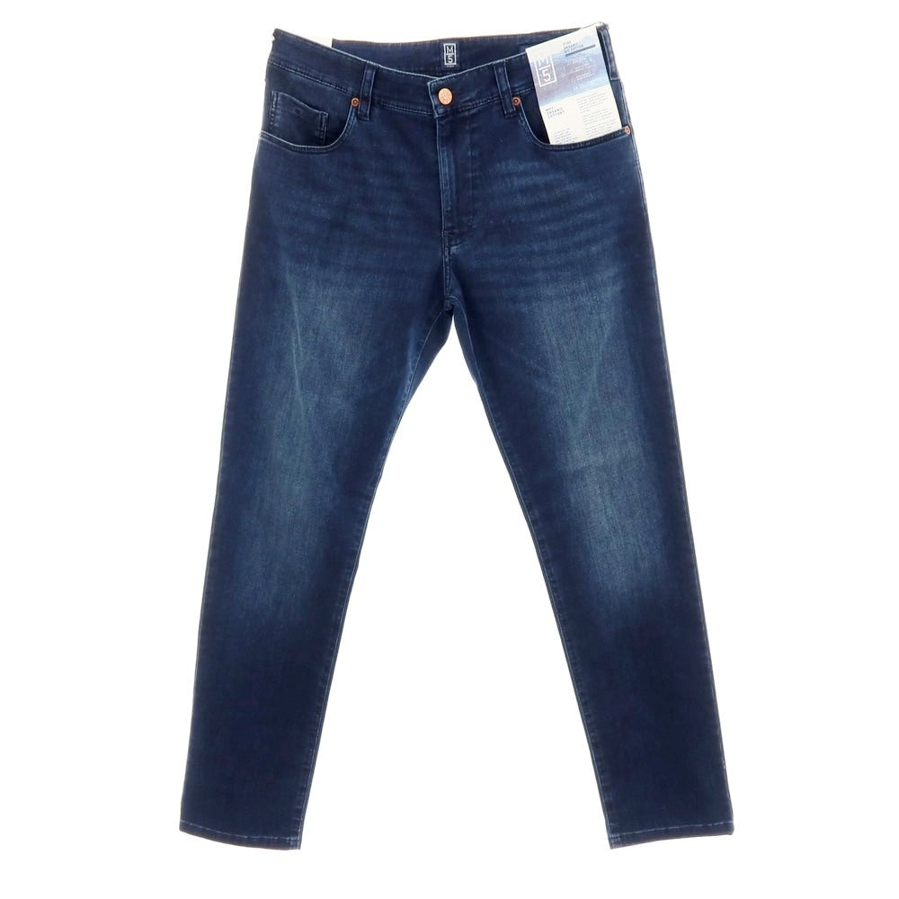 【新品】メイヤー MAYER ストレッチ コットンポリエステル デニムパンツ ジーンズ ネイビー【 33/32 】【 状態ランクN 】【 メンズ 】